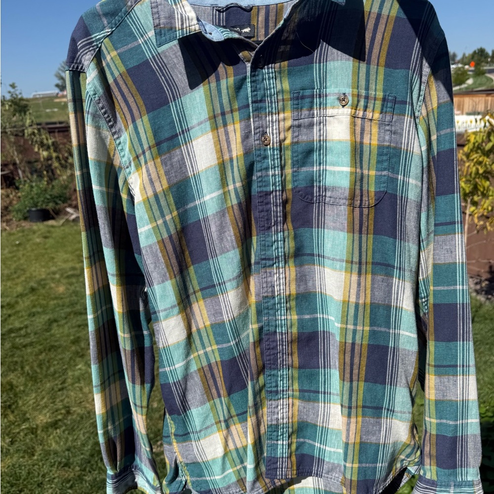 Toad&Co Men's Multicolor Plaid Button Down Shirt